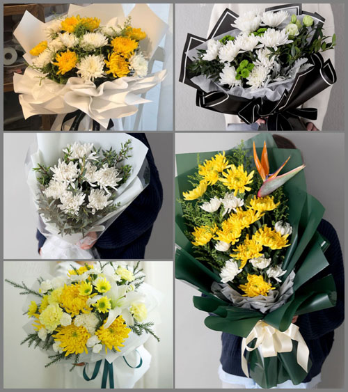 湖北武汉市新洲区汪集街道欧咀村白事花束代送
